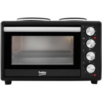 Beko MSH28B 28L Mini Oven with Twin Hobs - Black