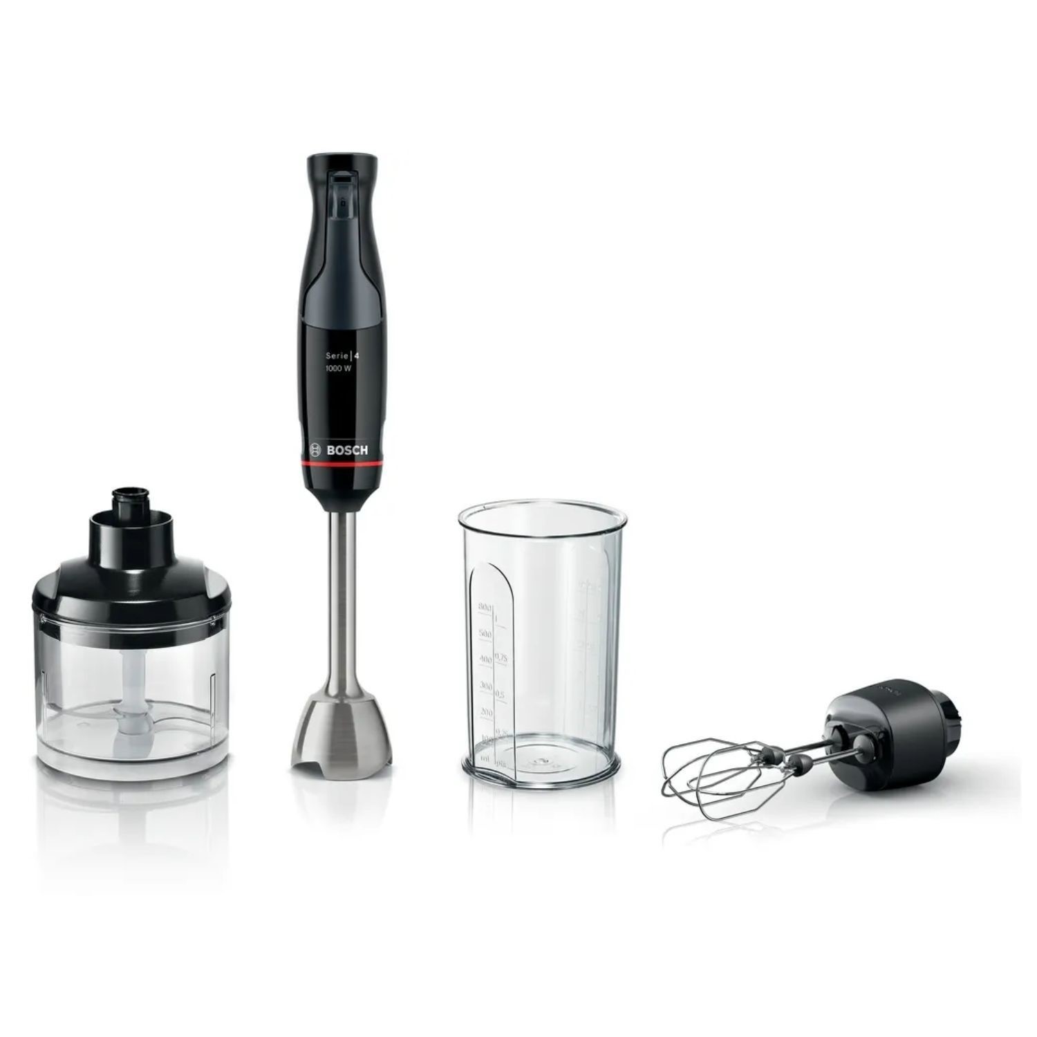 Bosch Series 4 ErgoMaster 3-in-1 Hand Blender - Black
