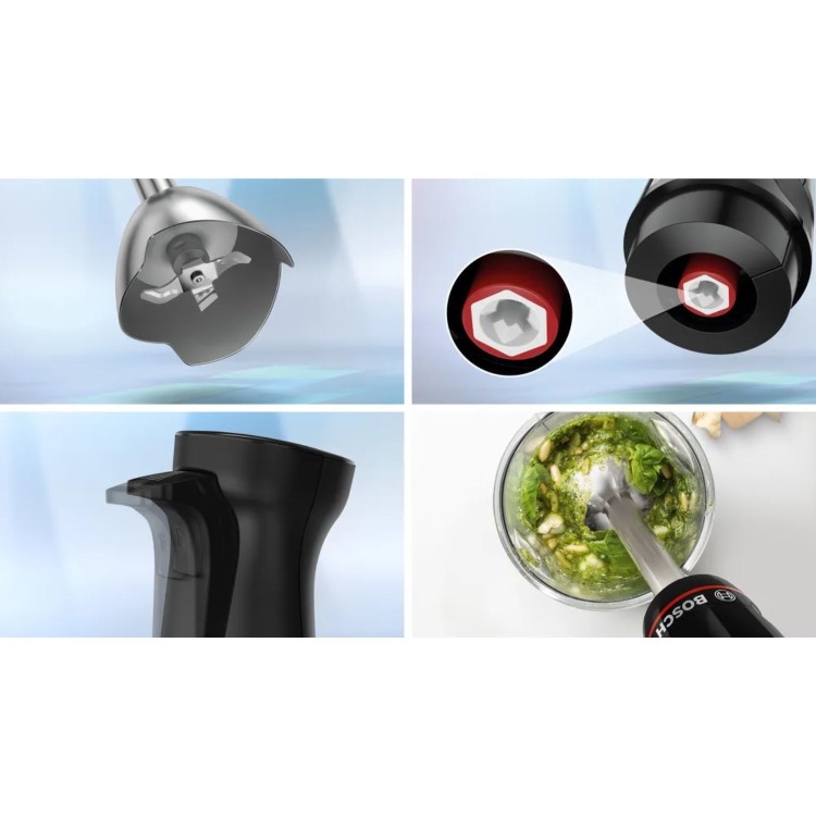 Bosch Series 4 ErgoMaster 3-in-1 Hand Blender - Black