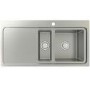 GRADE A2 - Astracast MT15XBHOMESKL Stainless Steel 1.5 Bowl Left Hand Sink