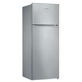 Hotpoint MT1A132 Ice Diamon 143x55cm Top Mount Freestanding Fridge Freezer Silver