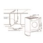 GRADE A2 - Montpellier MTDI7S 7kg Integrated Vented Tumble Dryer