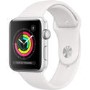 Apple Watch Series 3 GPS 42mm Silver Aluminium Case with White Sport Band