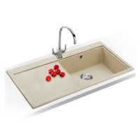 Franke MTG611LCFDP Mythos Single Bowl Sink and Tap Designer Pack in Coffee