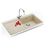 Franke MTG611LCFDP Mythos Single Bowl Sink and Tap Designer Pack in Coffee