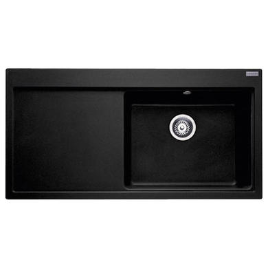 Franke MTG611LOXDP Mythos Single Bowl Sink and Tap Designer Pack in Onyx