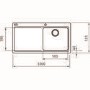 Franke MTG611ROXDP Mythos Single Bowl Sink and Tap Designer Pack in Onyx