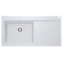 Franke MTG611LPWDP Mythos Single Bowl Sink and Tap Designer Pack in White
