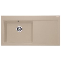 Franke MTG611RCF Mythos Single Bowl Right Hand Drainer Granite Sink in Coffee