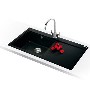 Franke MTG611ROXDP Mythos Single Bowl Sink and Tap Designer Pack in Onyx