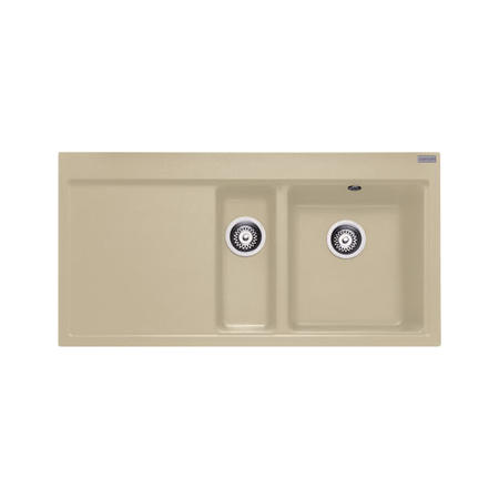 Franke MTG651-100LCFDP Mythos 1.5 Bowl Granite Sink And Tap Designer Pack in Coffee - LHD