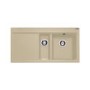 Franke MTG651-100LCFDP Mythos 1.5 Bowl Granite Sink And Tap Designer Pack in Coffee - LHD