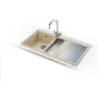 Franke MTG651-100RCFDP Mythos 1.5 Bowl Granite Sink And Tap Designer Pack in Coffee - RHD