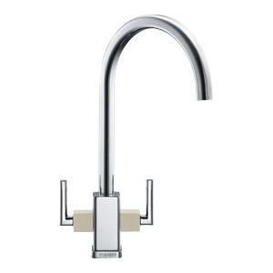Franke MTG651-100RCFDP Mythos 1.5 Bowl Granite Sink And Tap Designer Pack in Coffee - RHD