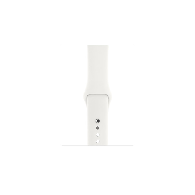 Apple Watch Series 3 GPS + Cellular 38mm Silver Aluminium Case with White Sport Band