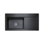 Franke MTK611RBKDP Mythos Ceramic Sink and Tap Designer Pack in Black - RHD