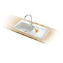 Franke MTK611RWDP Mythos Ceramic Sink and Tap Designer Pack in White - RHD