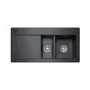 Franke MTK651RBKDP Mythos Ceramic Sink and Tap Designer Pack in Black - RHD