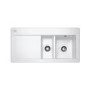 Franke MTK651LW Mythos 1.5 Bowl Ceramic Sink in White with Left Hand Drainer