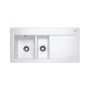 Franke MTK651RW Mythos 1.5 Bowl Ceramic Sink in White with Right Hand Drainer