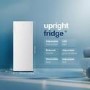 Fridgemaster 242 Litre Upright Freestanding Fridge - White
