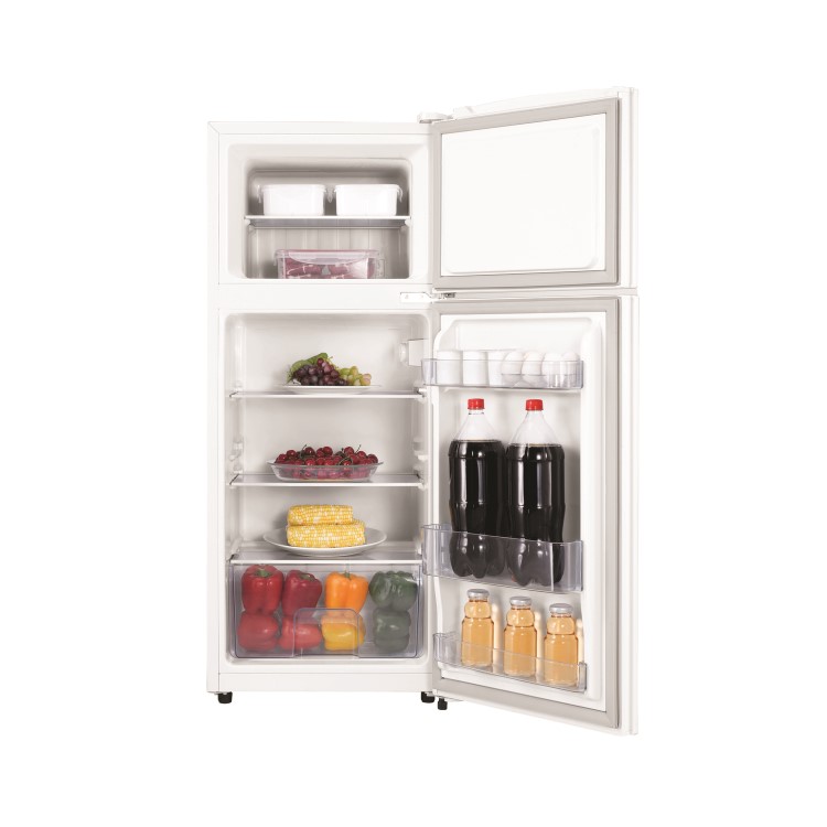 Fridgemaster MTM48120 120 Litre Freestanding Fridge Freezer 80/20 Split A+ Energy Rating 50cm Wide - White