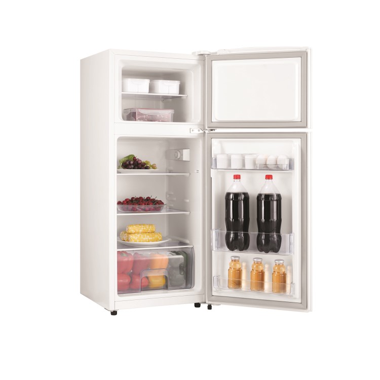 Fridgemaster MTM48120 120 Litre Freestanding Fridge Freezer 80/20 Split A+ Energy Rating 50cm Wide - White