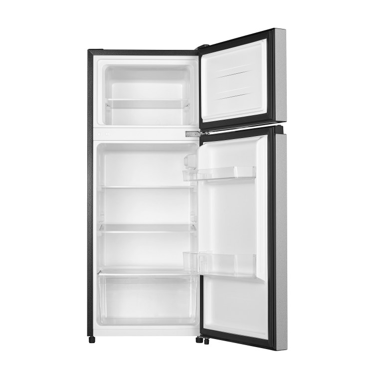 Refurbished MTM48120ES Fridgemaster 124 Litre 80/20 Freestanding Fridge Freezer - Silver
