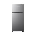 MTM48120ES Fridgemaster 124 Litre 80/20 Top Mount Freestanding Fridge Freezer - Silver