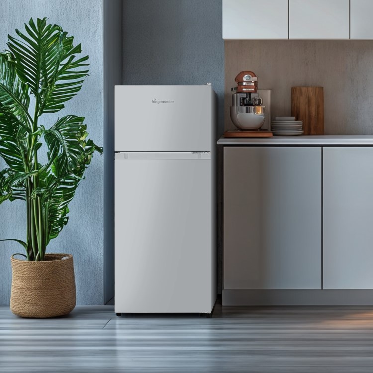 Fridgemaster 124 Litre 80/20 Top Mount Freestanding Fridge Freezer -  White