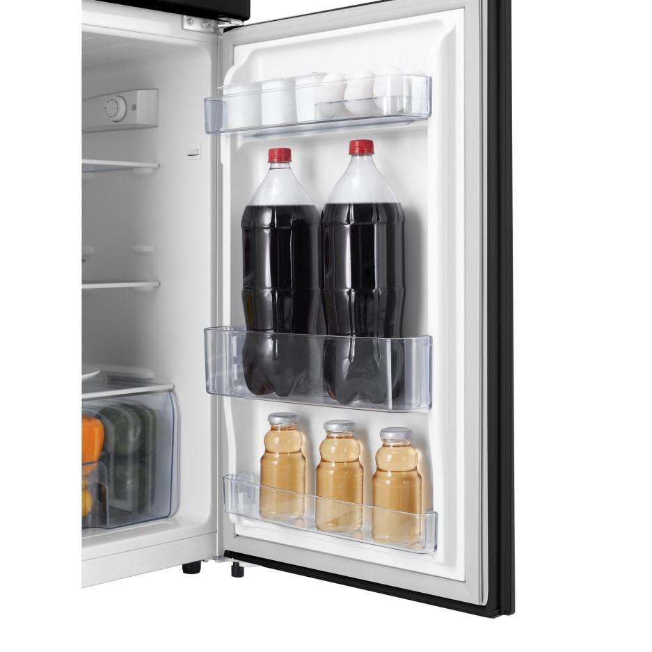Hisense 120 Litre 80/20 Freestanding Fridge Freezer Black MTM48120FB