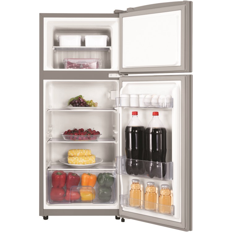 Hisense 120 Litre 80/20 Freestanding Fridge Freezer - Silver