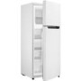GRADE A1 - Fridgemaster MTM48120R 118x55cm A-Plus Rated Top Mount Fridge Freezer - Red