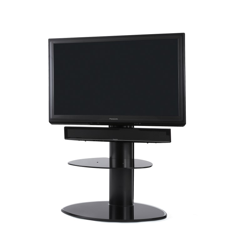 Off The Wall Motion TV Stand for up to 55" TVs - Black 