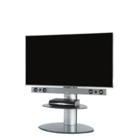 Off The Wall Motion TV Stand for up to 55" TVs - Silver