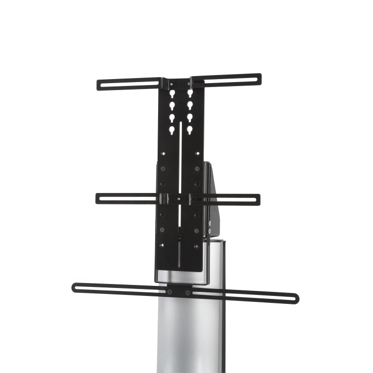Off The Wall Motion TV Stand for up to 55" TVs - Silver