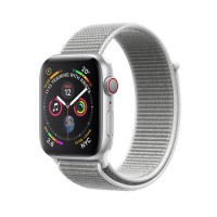 Apple Watch Series 4 GPS + Cellular 40mm Silver Aluminium Case with Seashell Sport Loop