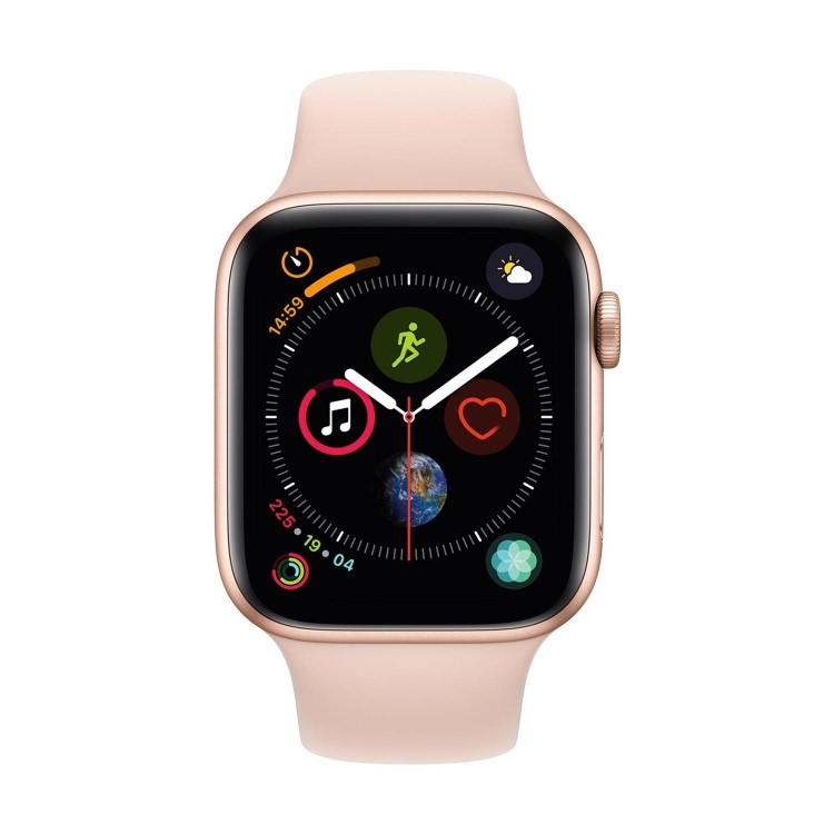 Apple Watch Series 4 GPS + Cellular 44mm Gold Aluminium Case with Pink Sand Sport Band