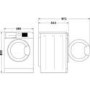 Refurbished Indesit MyTime MTWC71485WUK Freestanding 7KG 1400 Spin Washing Machine White