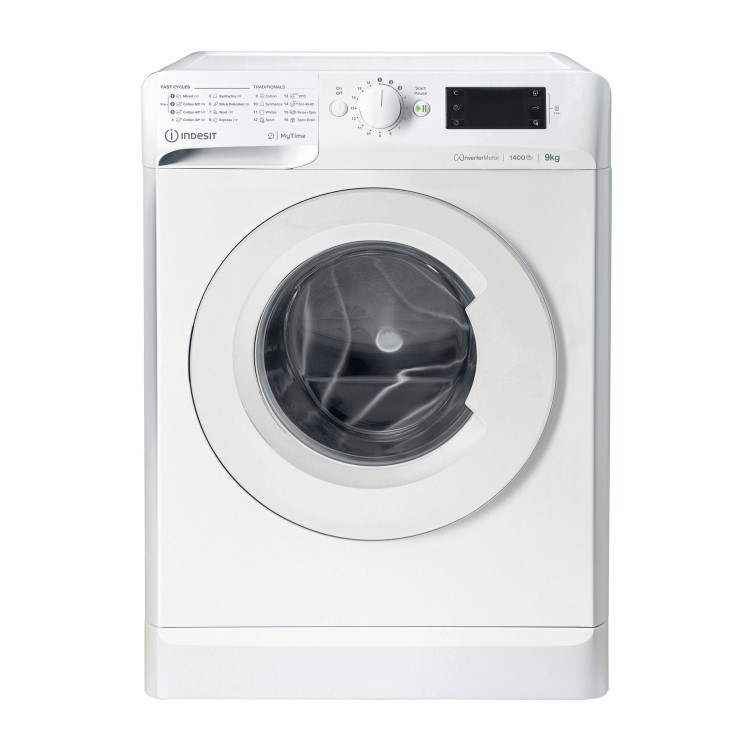 GRADE A1 - Indesit 9kg 1400rpm Freestanding Washing Machine - White