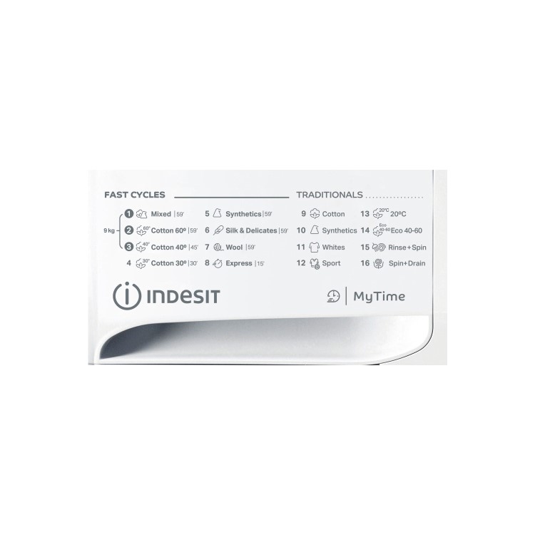 GRADE A1 - Indesit 9kg 1400rpm Freestanding Washing Machine - White