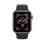 Apple Watch Series 4 GPS + Cellular 44mm Space Black Stainless Steel Case with Black Sport Band