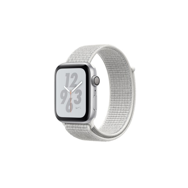 Apple Watch Nike+ Series 4 GPS + Cellular 40mm Silver Aluminium Case with Summit White Nike Sport L