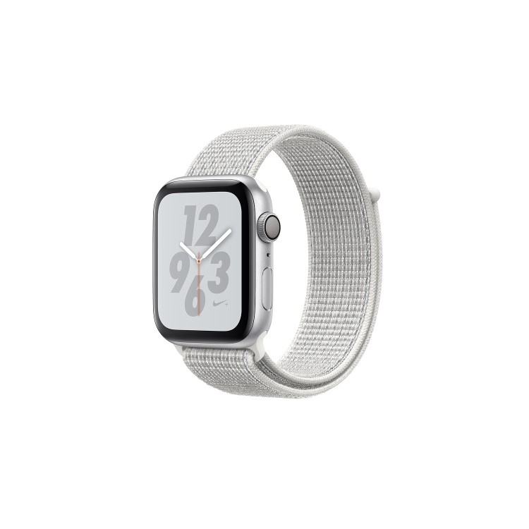Apple Watch Nike+ Series 4 GPS + Cellular 44mm Silver Aluminium Case with Summit White Nike Sport L