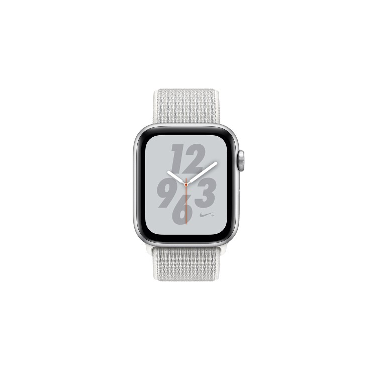 Apple Watch Nike+ Series 4 GPS + Cellular 44mm Silver Aluminium Case with Summit White Nike Sport L