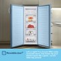 Fridgemaster 165 Litre Freestanding Upright Freezer - White