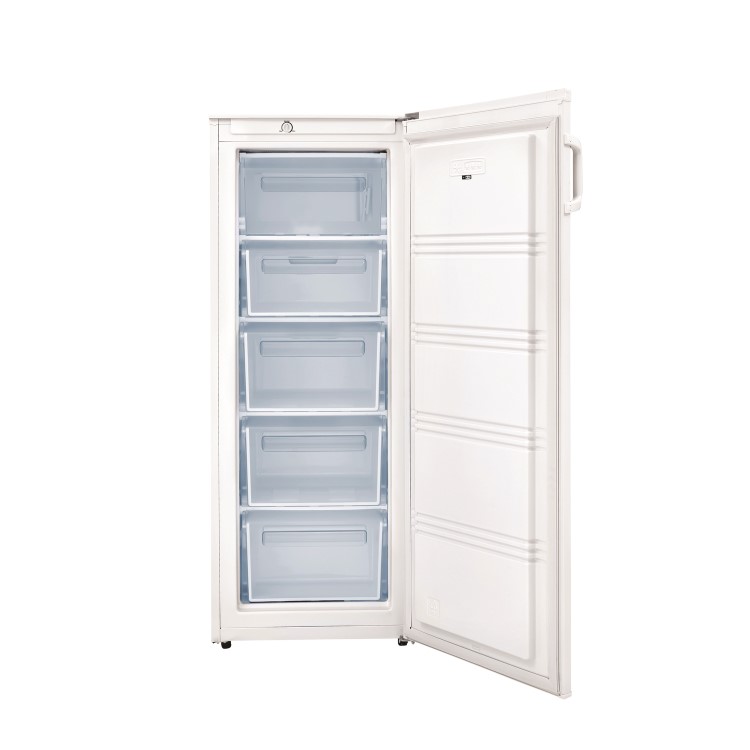 Fridgemaster MTZ55160 55cm Wide Freestanding Upright Freezer - White