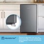 Fridgemaster 82 Litre Freestanding Under Counter Fridge - Silver