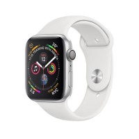 Apple Watch Series 4 GPS 40mm Silver Aluminium Case with White Sport Band