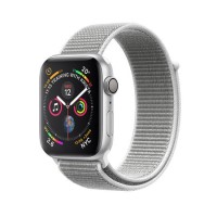 Apple Watch Series 4 GPS 40mm Silver Aluminium Case with Seashell Sport Loop
